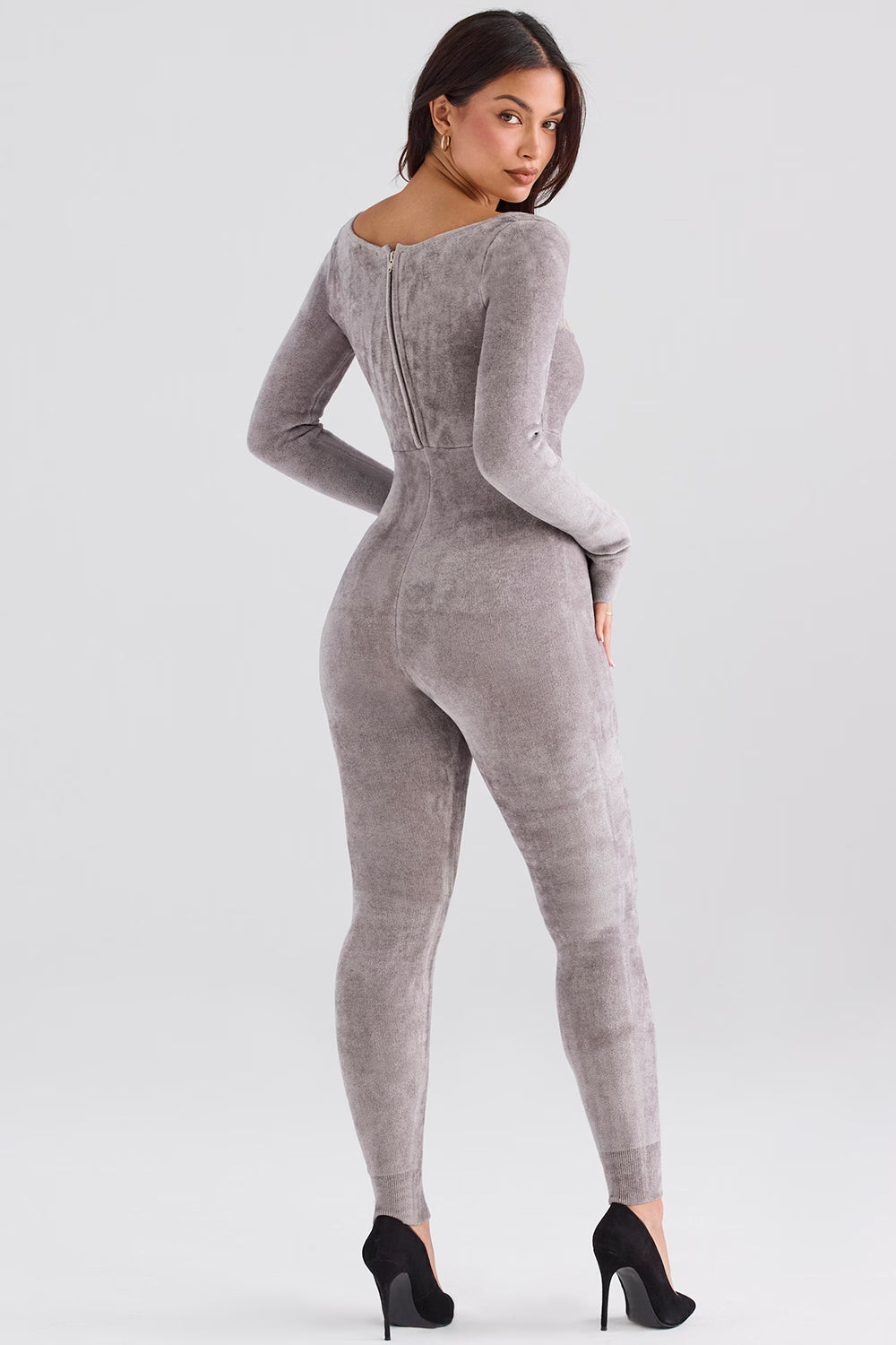 Ezara | Isis Sculpted Chenille Jumpsuit