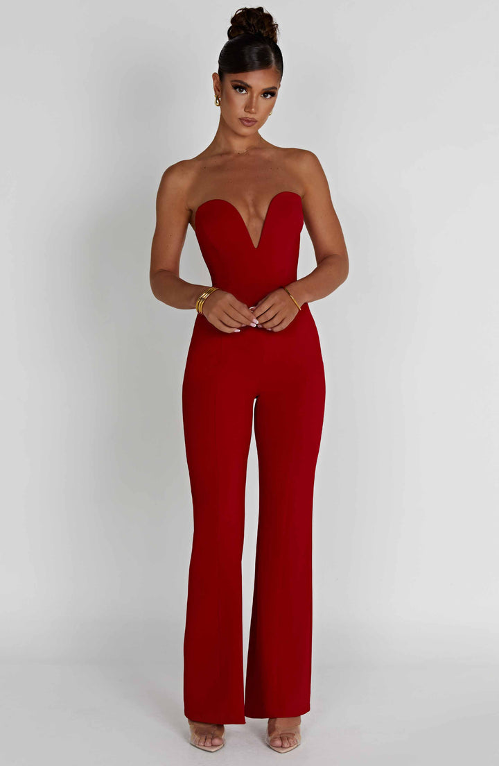 Ezara | Alarisse Crepe Jumpsuit