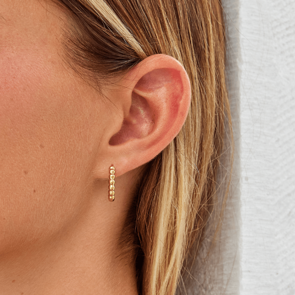 L&A | Elara Beaded Hoop Earrings