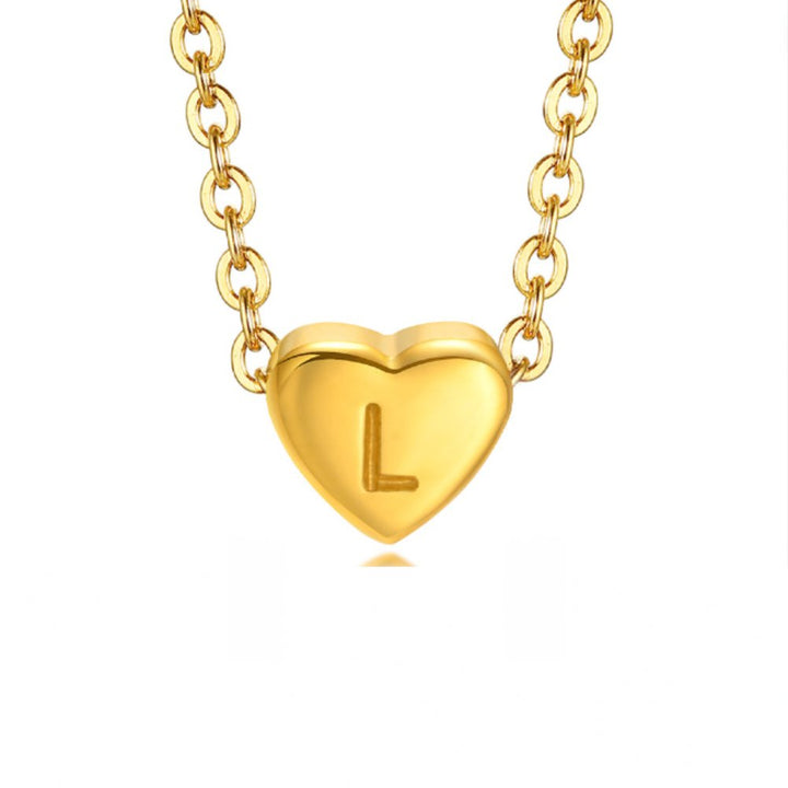 L&A | Amara Letter Heart Bracelet