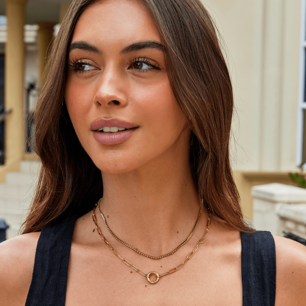 L&A | Cordelia Gold Crystal Necklace