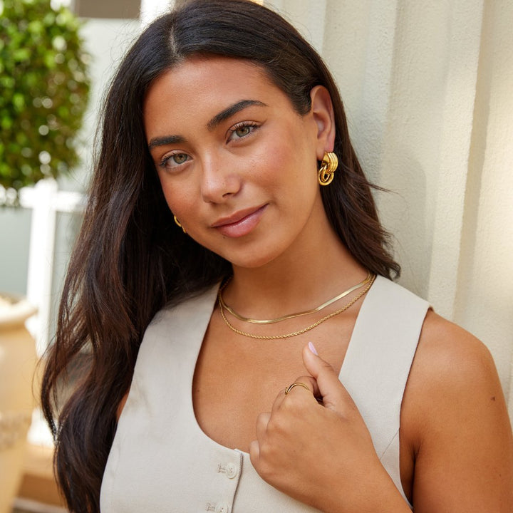 L&A | Celeste Layered Hoop Earrings