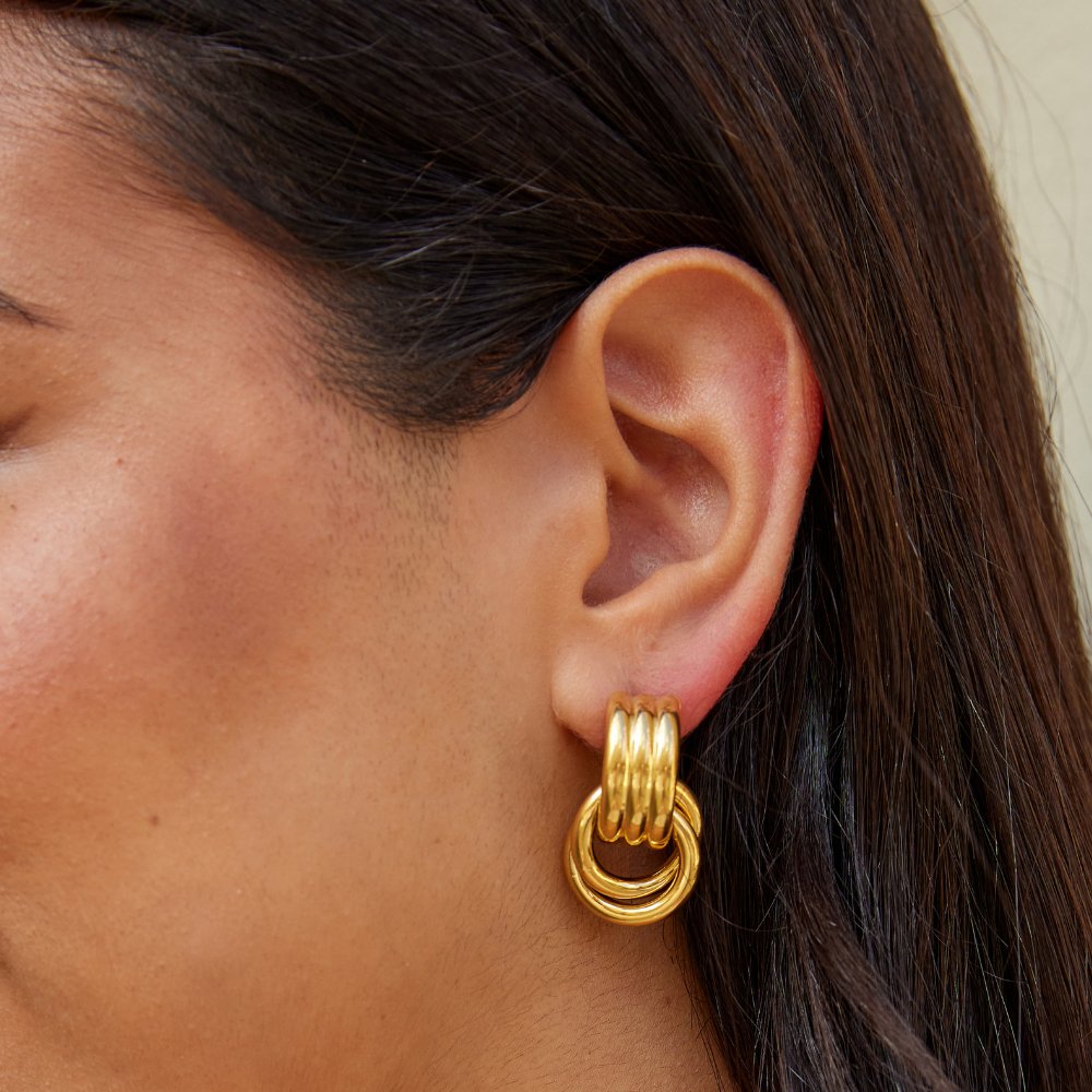 L&A | Celeste Layered Hoop Earrings
