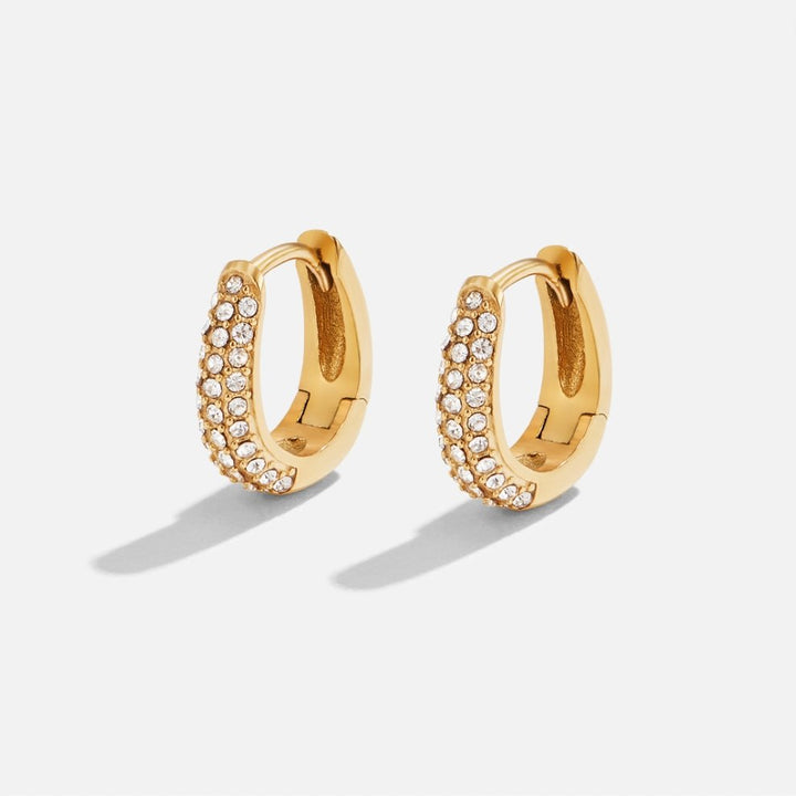L&A | Celestia Crystal Hoop Earrings