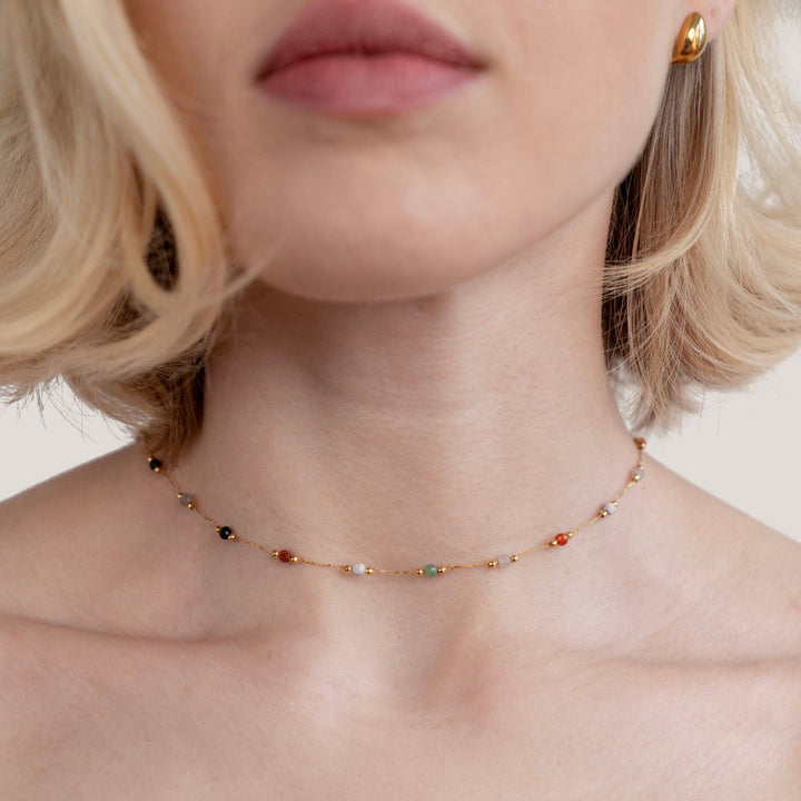 L&A | Lulu Aurora Crystal Necklace