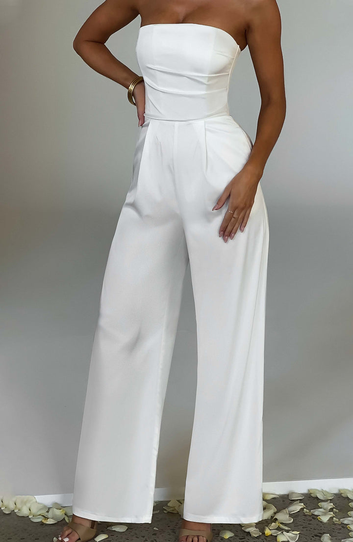 Ezara | Lumira Satin Jumpsuit
