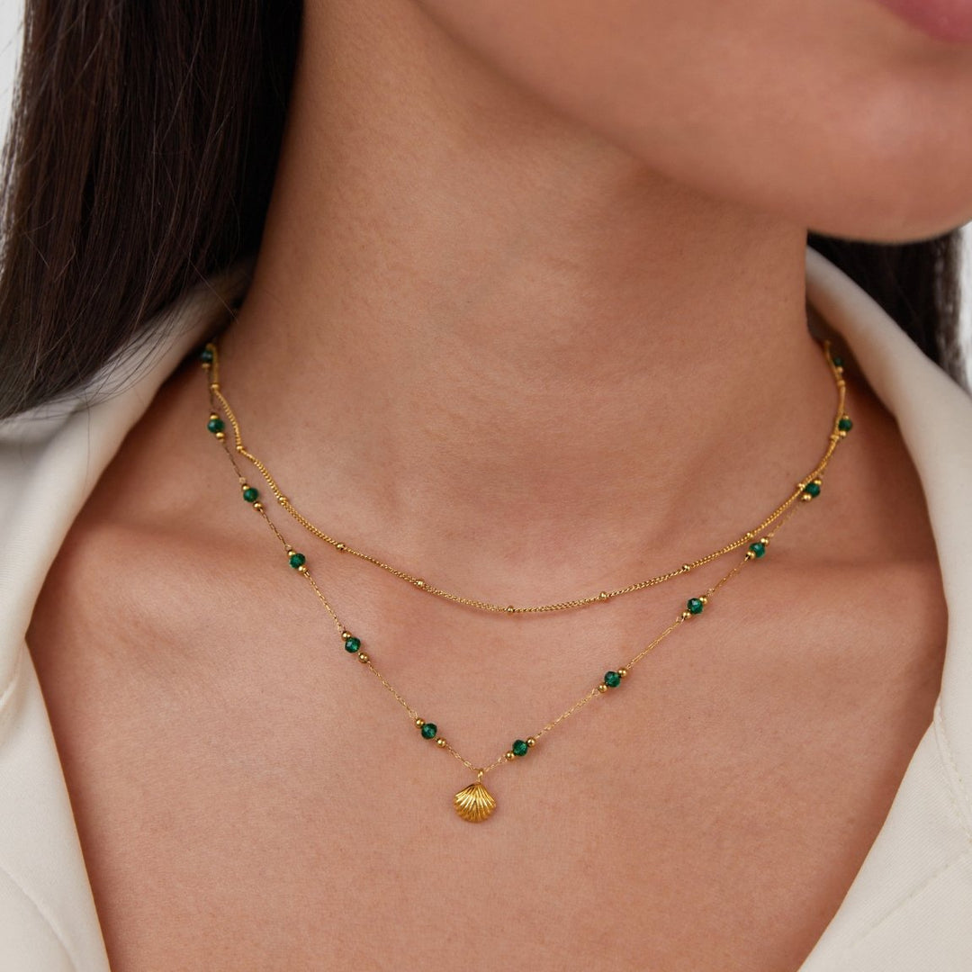 L&A | Soleil Beaded Gold Necklace