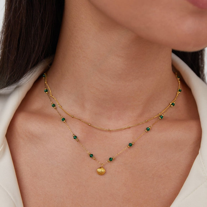 L&A | Soleil Beaded Gold Necklace
