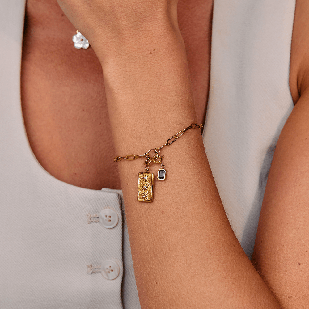 L&A | Celeste Chain Link Charm Bracelet