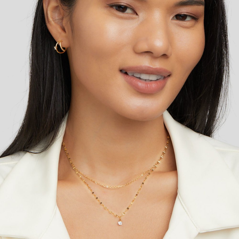 L&A | Piya Crystal Layered Necklace