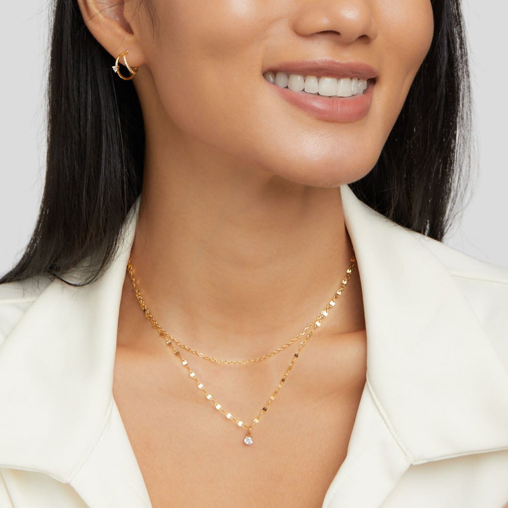 L&A | Piya Crystal Layered Necklace