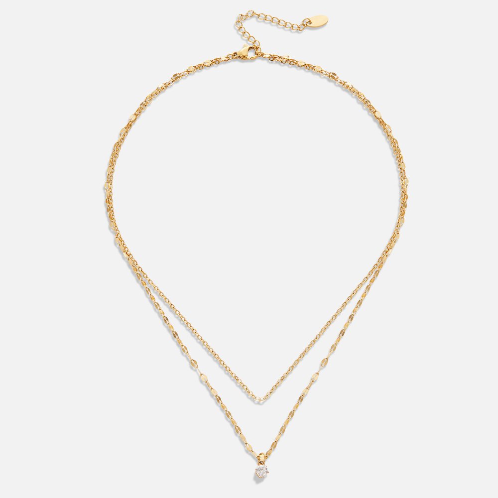 L&A | Piya Crystal Layered Necklace