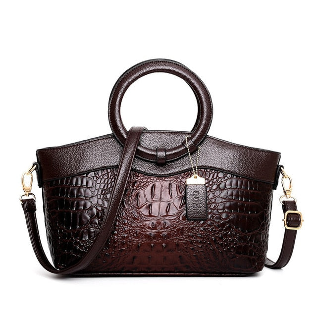L&A | Oriana - Retro Gradient Crocodile Handbag