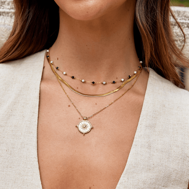 L&A | Sarya Snake Chain Gold Necklace