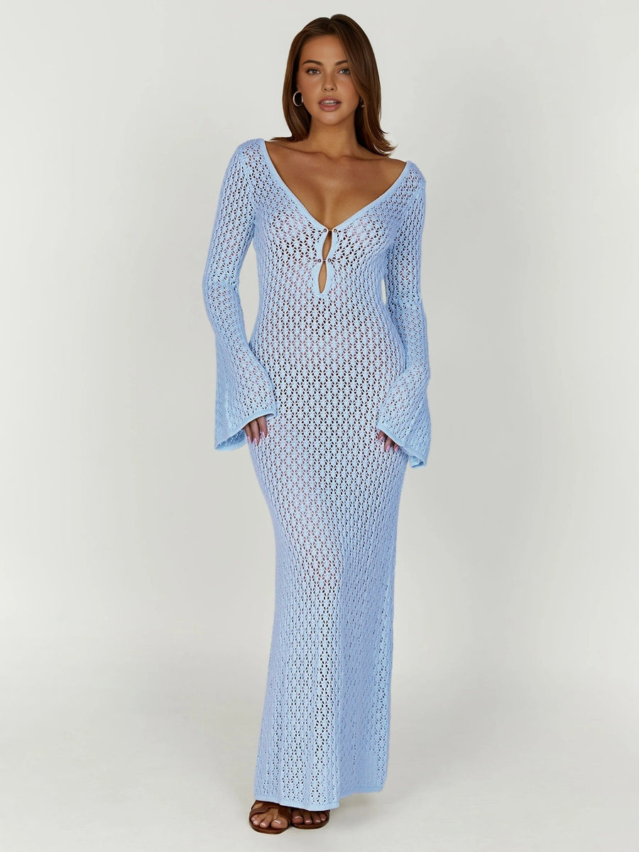 Ezara | Solara Crochet Maxi Dress