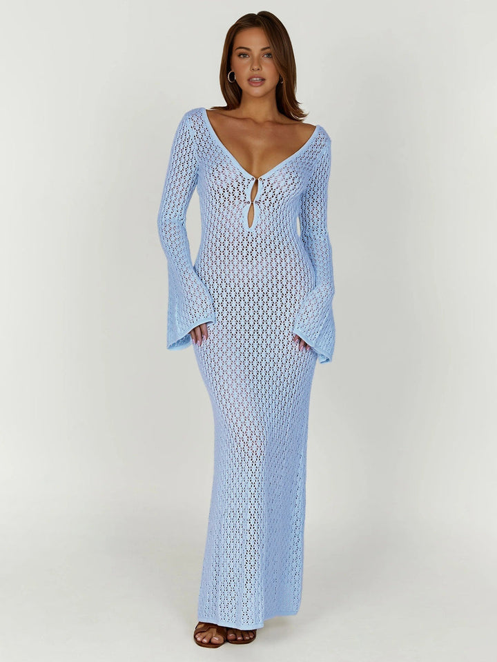 Ezara | Solara Crochet Maxi Dress