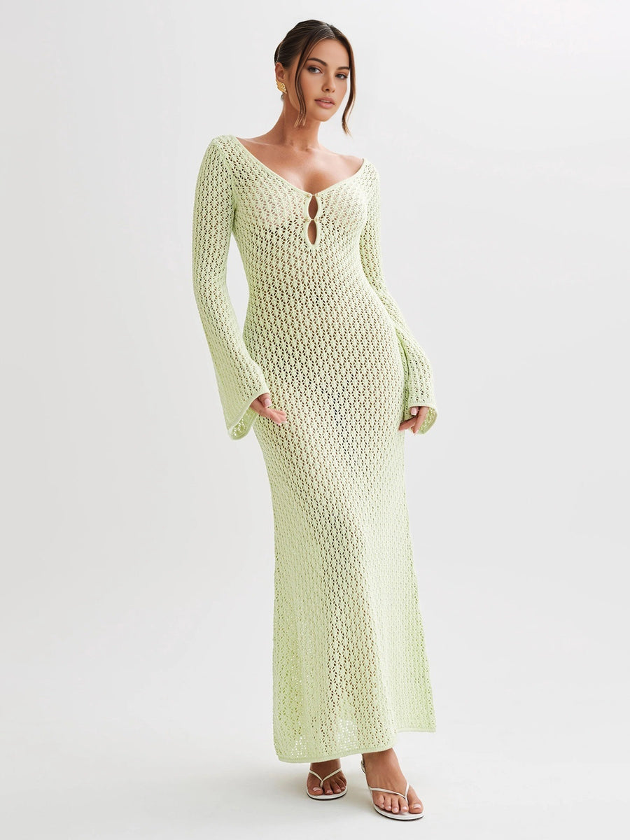 Ezara | Solara Crochet Maxi Dress