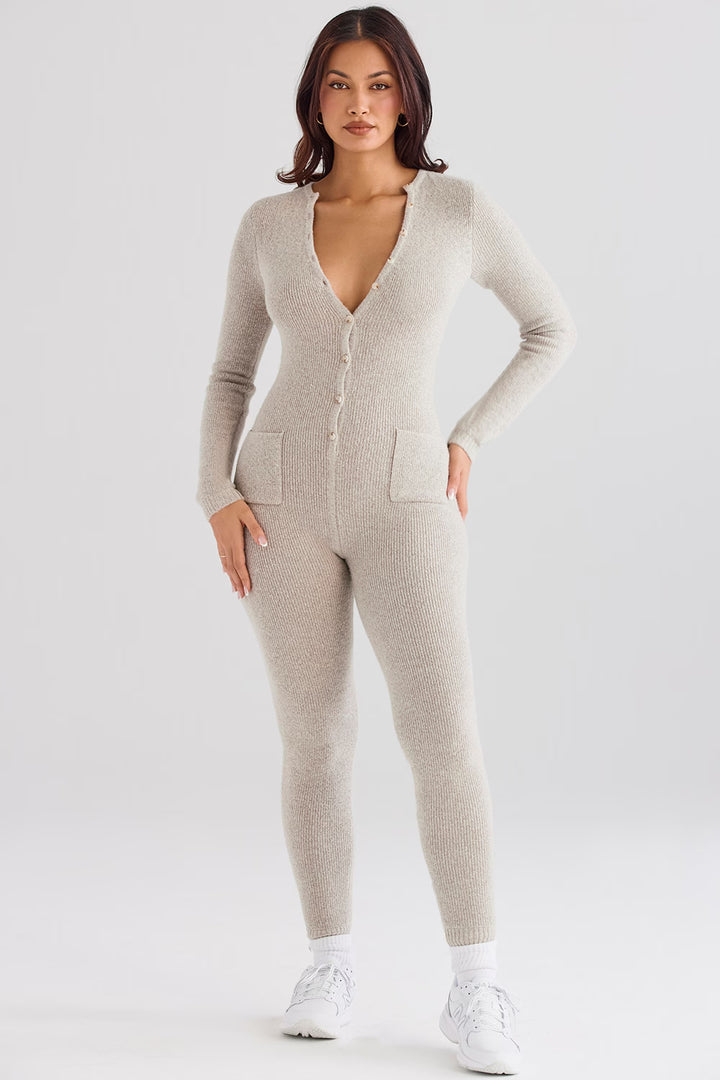 Ezara | Tigra Knit Loungewear Jumpsuit