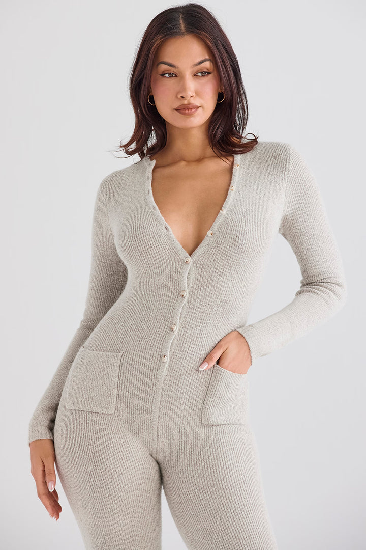 Ezara | Tigra Knit Loungewear Jumpsuit