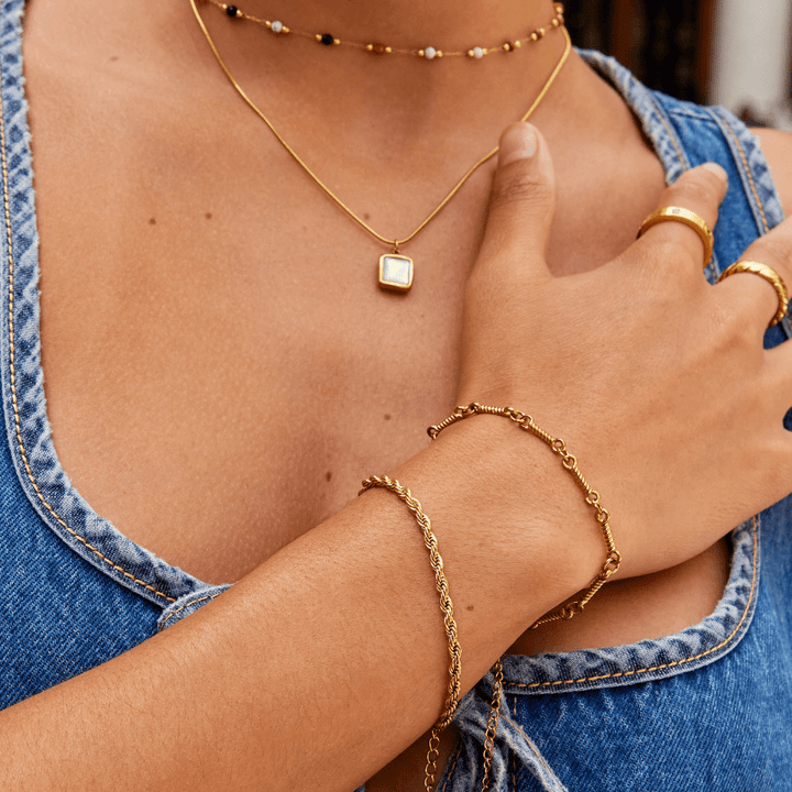 L&A | Isolde Twisted Gold Bracelet