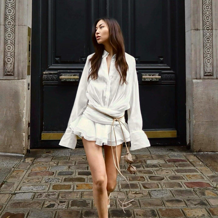 L&A | Brynlee Pleated Mini Dress